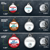 Missing My Balls Pet ID Tag