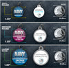 Navy Pet ID Tag