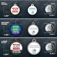 Just Husky Pet ID Tag