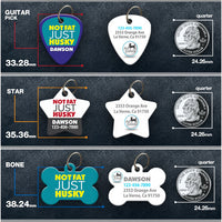 Just Husky Pet ID Tag
