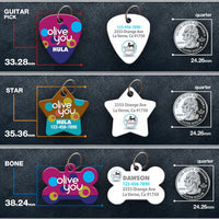 Olive You Pet ID Tag