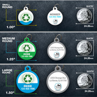 Recycle Pet ID Tag