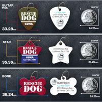 Rescue Dog Pet ID Tag