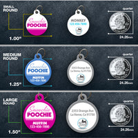 Smoochie Poochie Pet ID Tag