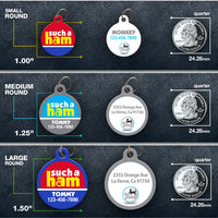 Such a Ham Pet ID Tag