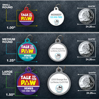 Talk to the Paw Pet ID Tag