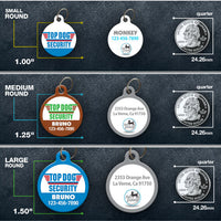 Top Dog Pet ID Tag