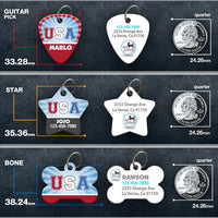 USA Pet ID Tag