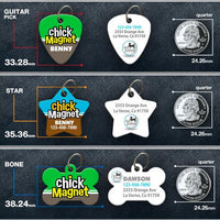 Chick Magnet Pet ID Tag - Aw Paws