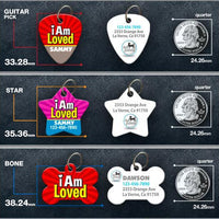 I Am Loved Pet ID Tag - Aw Paws