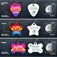 Allergy Alert Pet ID Tag