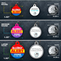 Allergy Alert Pet ID Tag