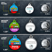 My Human Loves Me Pet ID Tag - Aw Paws