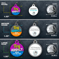 Toy Addict Pet ID Tag - Aw Paws