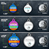 Shoe Bandit Pet ID Tag - Aw Paws