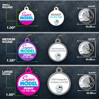 Super Model Pet ID Tag - Aw Paws