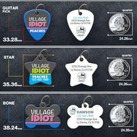 Village Idiot Pet ID Tag - Aw Paws