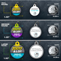 Toots A lot Pet ID Tag - Aw Paws