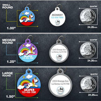 Unicorn Pet ID Tag for dog or cat