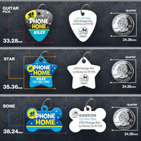 Phone Home Pet ID Tag - Aw Paws