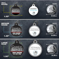 Game of Bones Pet ID Tag - Aw Paws