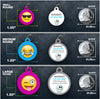 Emoji Faces Pet ID Tag - Aw Paws