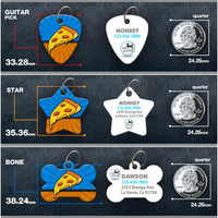 Pizza Pet ID Tag - Aw Paws