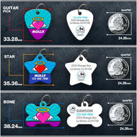 Angel Heart Pet ID Tags