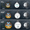 Blue Bunny Photo Pet ID Tag
