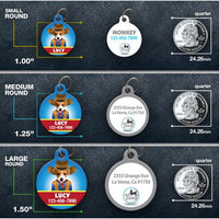 Cowboy Pet ID Tag - Aw Paws