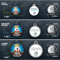 King Pet ID Tag - Aw Paws