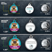Girl Monkey Pet ID Tag - Aw Paws