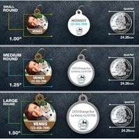 Create Your Own Photo Pet ID Tag - Aw Paws