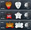 Merry Christmas Pet ID Tag - Aw Paws