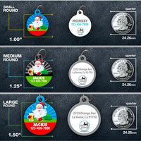 Drunk Santa Pet ID Tag - Aw Paws