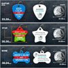 Keep Calm and Merry On Pet ID Tag - Aw Paws