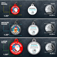 Don't Stop Believing Pet ID Tag - Aw Paws