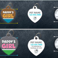 Daddy's Girl Pet ID Tag