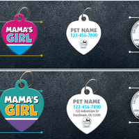 Mama's Girl Pet ID Tag
