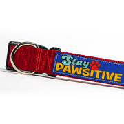 Stay Pawsitive Dog Collar