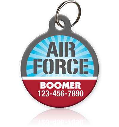 Air Force pet ID tag