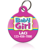 Baby Girl Pet ID Tag