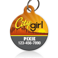 City Girl Pet ID Tag - Aw Paws