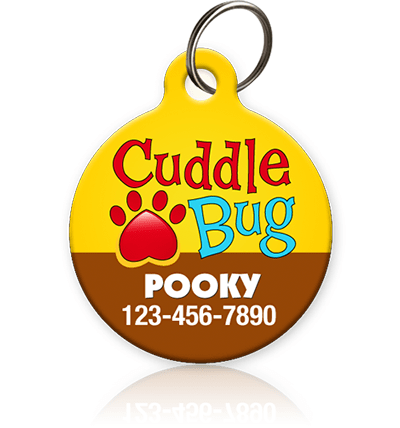 Cuddle Bug Pet ID Tag - Aw Paws