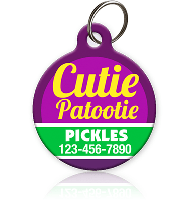 Cutie Patootie Pet ID Tag - Aw Paws