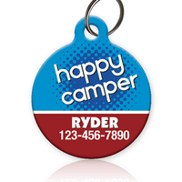 Happy Camper Pet ID Tag - Aw Paws