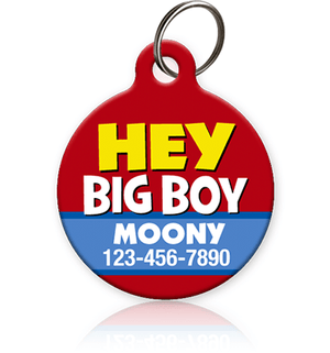 Hey Big Boy Pet ID Tag - Aw Paws