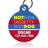 Hot Diggetty Dog Pet ID Tag - Aw Paws