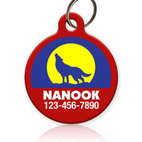 Howling Pet ID Tag - Aw Paws