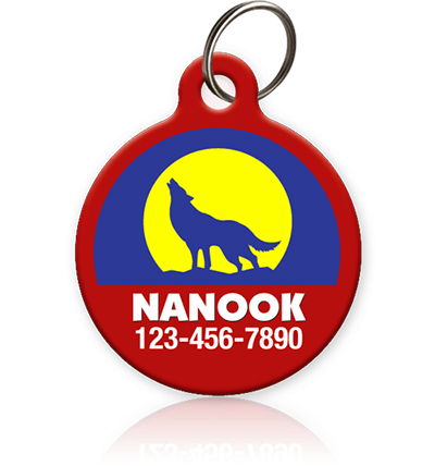 Howling Pet ID Tag - Aw Paws